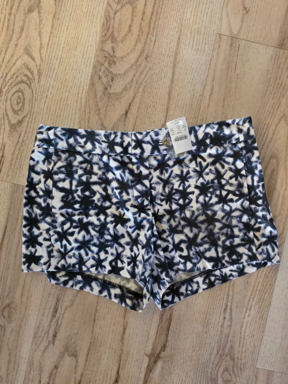 J.Crew NWT 3-inch Printed Stretch Chino Shorts Size 6